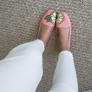 NWOT Lemon Flats!